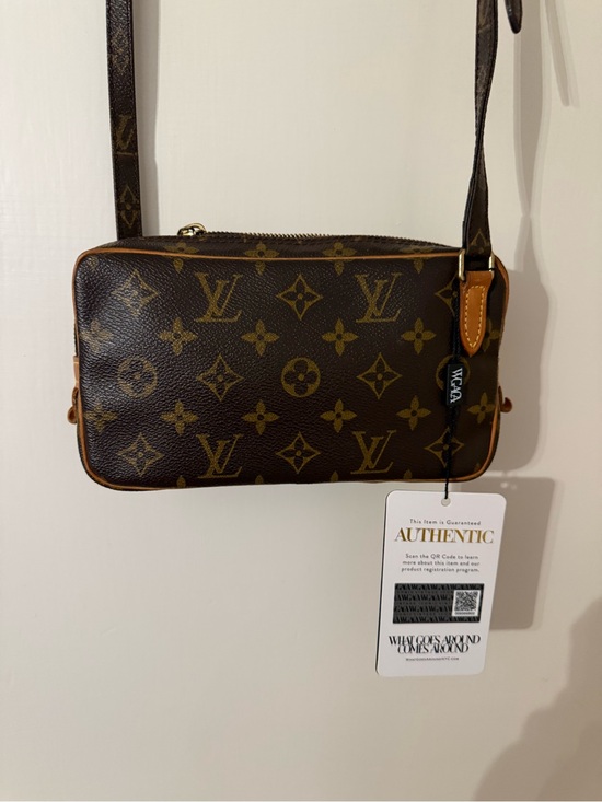 Louis Vuitton Handbags - Louis Vuitton Monogram Canvas Shoulder Bag - Brown/Gold Trim